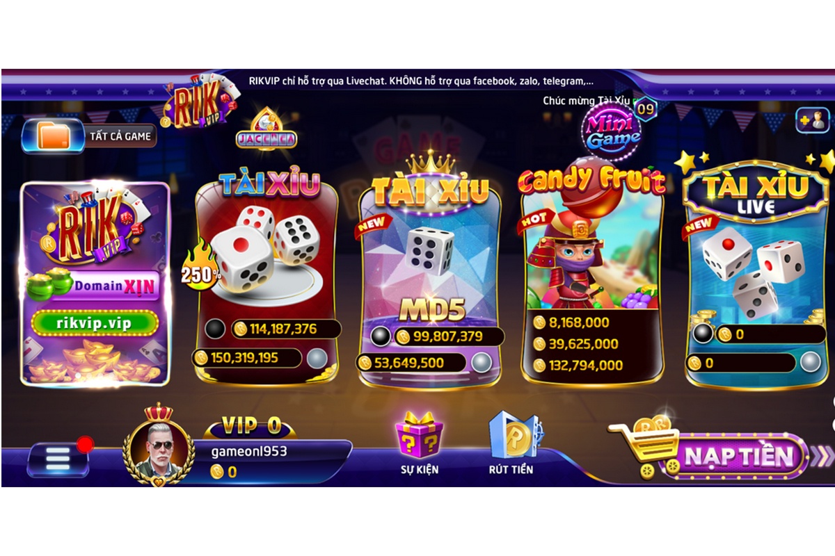 Giới Thiệu Tổng Quan Về Game Rikvip